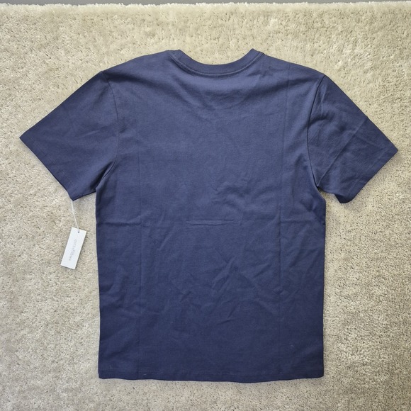 Outerknown Pocket T Shirt Mens Small Blue Preppy Minimalist Capsule Academia New - Picture 7 of 7